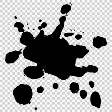 Ink splash splatter Illustrazione stock
