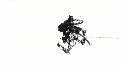 Ink splash in water Stock Footage 660581