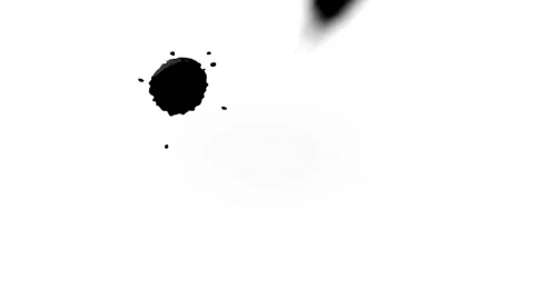 Ink Splash on White Background Video stock 52514604