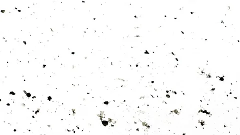 Ink Splashes With Alpha. Ink Bleeds. Ink Blots. Stock Footage 79804281