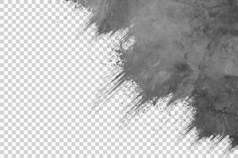 Ink splashes isolated transparency background.. Stock Photos