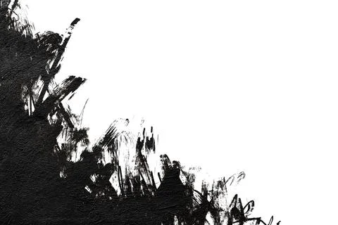 Ink splashes isolated on white background. 写真素材