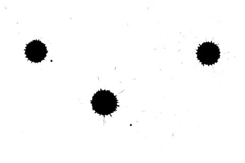 Ink splashes Stock Photos