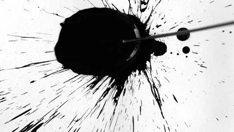 Ink Splat 19 Stock Footage 201886620