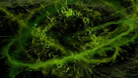 Ink splat particle stroke light effect animation Stock-Footage 148725078