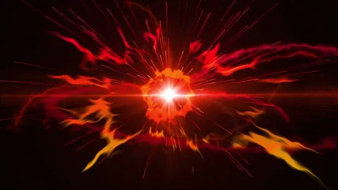 Ink splat particle stroke light effect animation Stock-Footage 148725119
