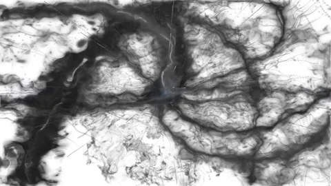Ink splat particle stroke light effect animation Vídeos de archivo 148737666