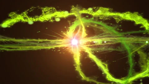 Ink splat particle stroke light effect animation Stock-Footage 148738348