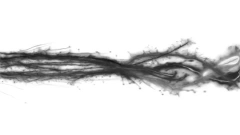 Ink splat particle stroke light effect animation Vídeos de archivo 148739362