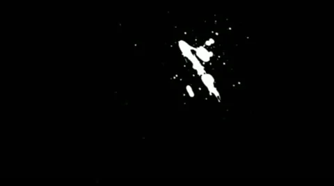Ink Splatter 6 Stock Footage 17108362