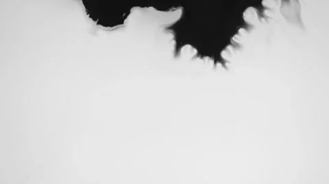 Ink splatter Video stock 33732110