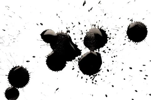 Ink splatter Stock Photos