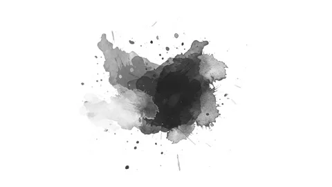 Ink Splatter Smear and Stroke Background Animation Stock Footage 213256877