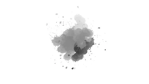 Ink splatters transition animation | Stock Video | Pond5