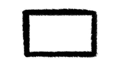Ink spray animated frame template, stop motion border design Stock Footage 137605340