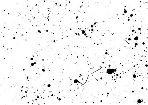 Ink spray dots, paint brush drops, background. Vector illustration Stock Illustration