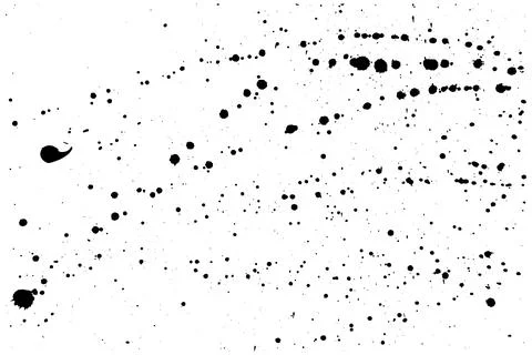 Ink spray dots, paint brush drops, background. Vector illustration Stock Illustration