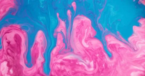 Ink spread defocused paint drip fluid blend stream Stock Illustration
