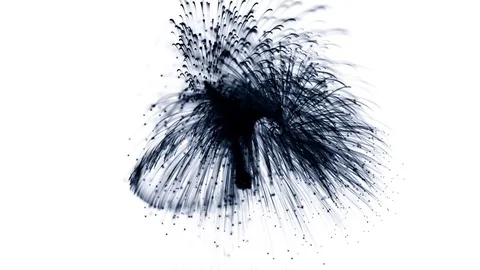 Ink Spreads Background Stock Footage 72448857