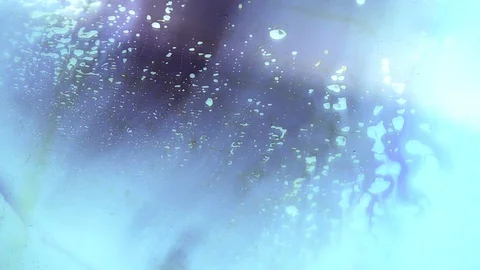 Ink squashed in glass Stock Footage 102034692