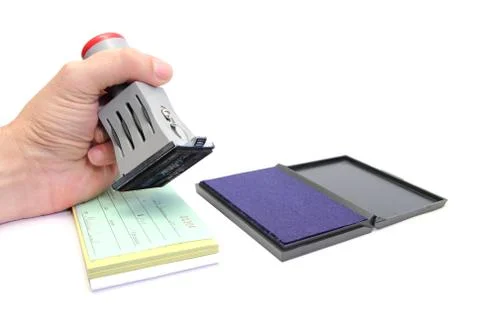 Ink stamper Stock Photos