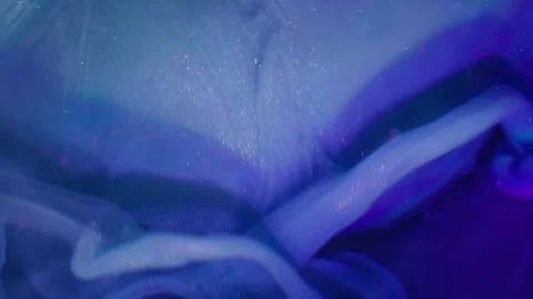 Ink stream blur sparkling flow color blob sphere Stock Footage 329598727