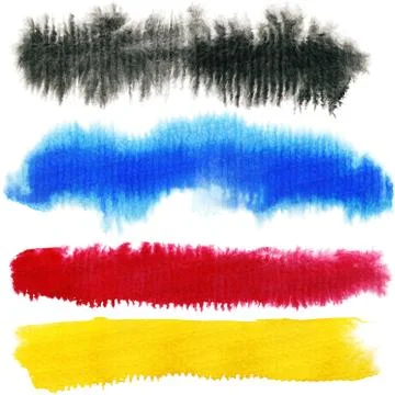 Ink strokes Stock Illustration