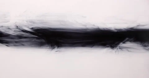 Ink Swirls In The Water Stock Footage 170844852