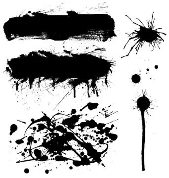 Ink symbol set Stock-Illustration
