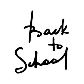 Ink text drawing by brush. Vector illustration banner for prints, designs, ca Stock Illustration