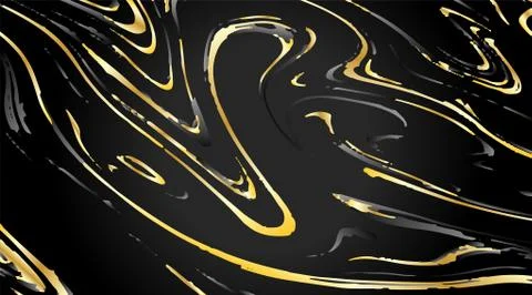 Ink Texture Vector. Hand-drawn marble illustration technique. Watercolor stai Stock Illustration