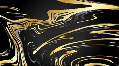 Ink Texture Vector. Hand-drawn marble illustration technique. Watercolor stai Stock Illustration