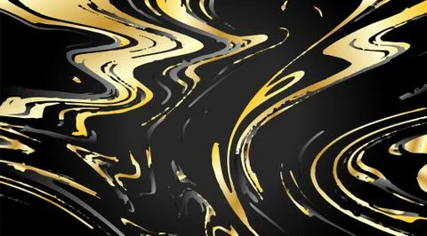 Ink Texture Vector. Hand-drawn marble illustration technique. Watercolor stai Stock Illustration