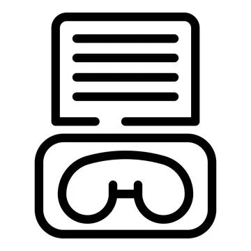 Ink toner icon outline vector. Copier machine Stock Illustration