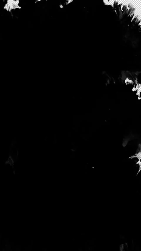 Ink transition on alpha channel. Stock Footage 265165491