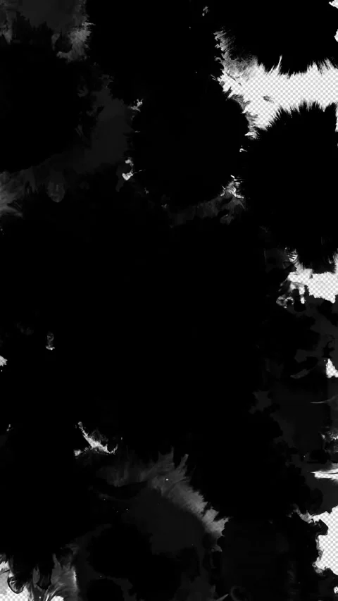 Ink transition on alpha channel. Stock Footage 265165499