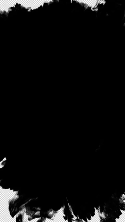 Ink transition on alpha channel. Stock Footage 294673806