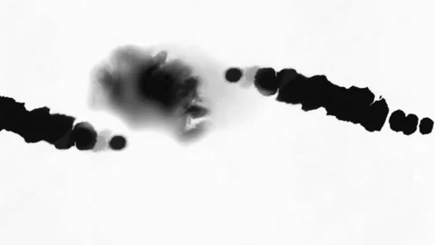 Ink transition Stock Footage 203947043