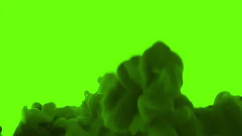 Ink transition green screen 83 1 Stock Footage 294743568