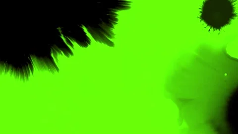 Ink transition green screen 95 1 Stock Footage 295022344