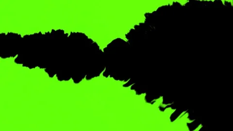 Ink transition green screen 96 1 Stock Footage 295022346