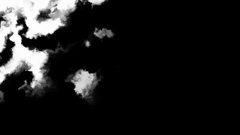 Ink transition splatter blot spreading left to right turbulent moving abstract Stock Footage 127222985