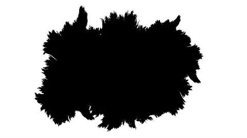 Ink transition splatter blot spreading Stock Footage 172427645