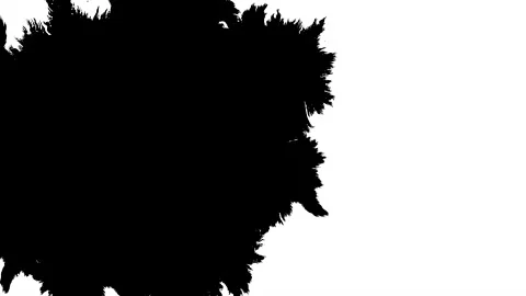 Ink transition splatter blot spreading Stock Footage 172427703