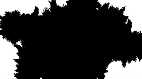 Ink transition splatter blot spreading left to right Stock Footage 172427770