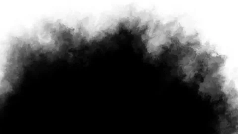 Ink transition splatter blot spreading down to top turbulent moving abstract Stock Illustration