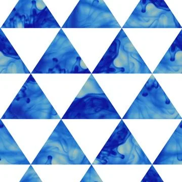 Ink triangles seamless pattern. modern hipster seamless pattern. colorful tex Illustrazione stock