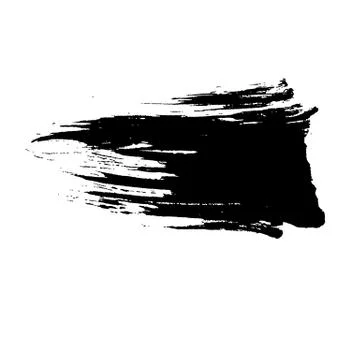 Ink vector brush stroke background. Vector illustration. Grunge texture. Stock Illustration