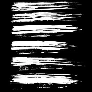 Ink vector brush strokes background. Vector illustration. Grunge texture Stock Illustration