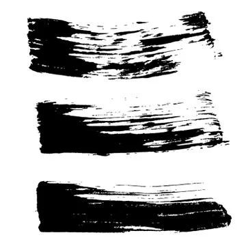 Ink vector brush strokes background. Vector illustration. Grunge texture. Stock Illustration